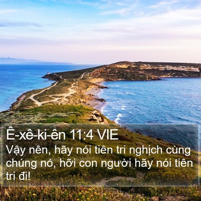 Ê-xê-ki-ên 11:4 VIE Bible Verse Image