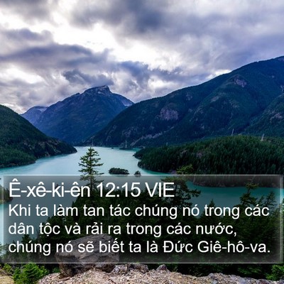 Ê-xê-ki-ên 12:15 VIE Bible Verse Image