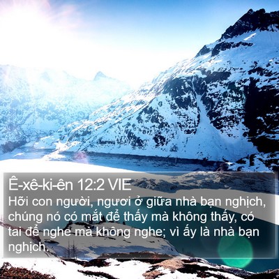 Ê-xê-ki-ên 12:2 VIE Bible Verse Image