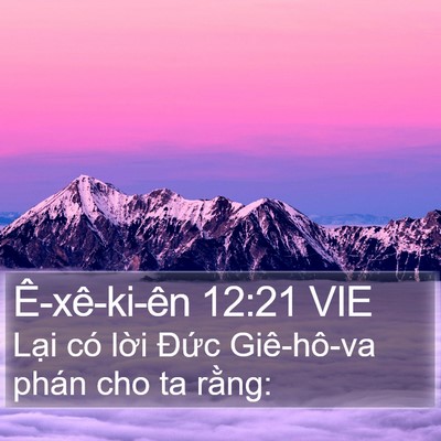 Ê-xê-ki-ên 12:21 VIE Bible Verse Image