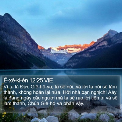 Ê-xê-ki-ên 12:25 VIE Bible Verse Image