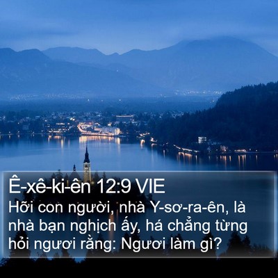 Ê-xê-ki-ên 12:9 VIE Bible Verse Image