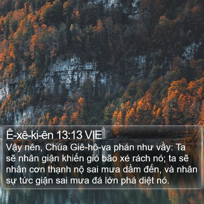 Ê-xê-ki-ên 13:13 VIE Bible Verse Image