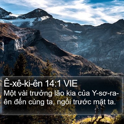 Ê-xê-ki-ên 14:1 VIE Bible Verse Image