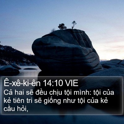 Ê-xê-ki-ên 14:10 VIE Bible Verse Image