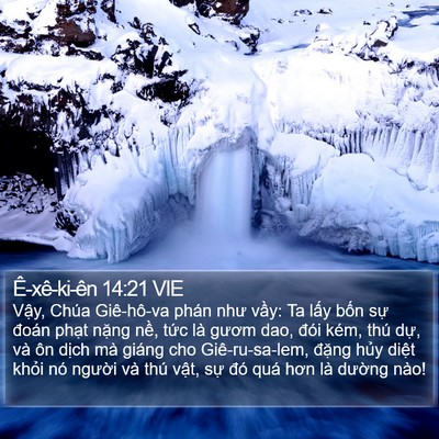 Ê-xê-ki-ên 14:21 VIE Bible Verse Image