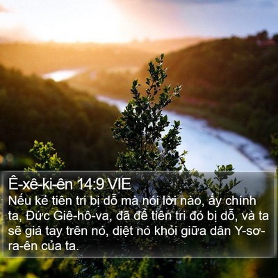 Ê-xê-ki-ên 14:9 VIE Bible Verse Image