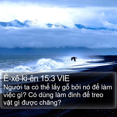 Ê-xê-ki-ên 15:3 VIE Bible Verse Image