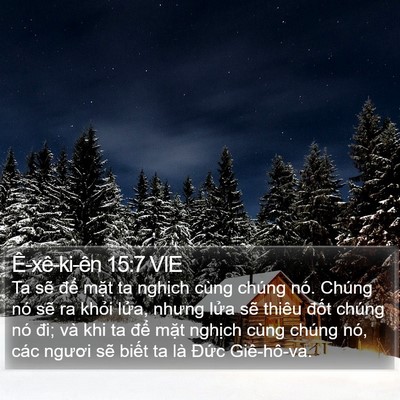 Ê-xê-ki-ên 15:7 VIE Bible Verse Image