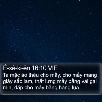 Ê-xê-ki-ên 16:10 VIE Bible Verse Image