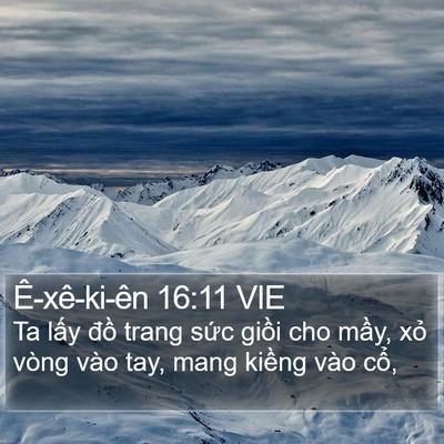 Ê-xê-ki-ên 16:11 VIE Bible Verse Image