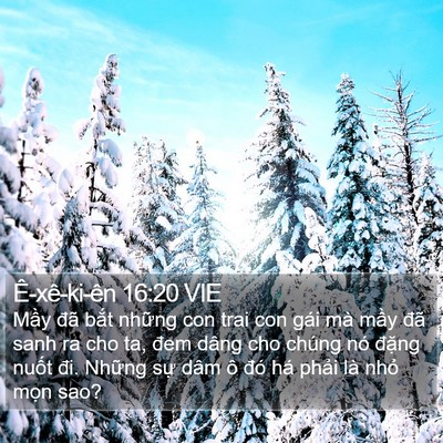Ê-xê-ki-ên 16:20 VIE Bible Verse Image