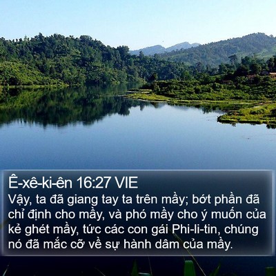 Ê-xê-ki-ên 16:27 VIE Bible Verse Image