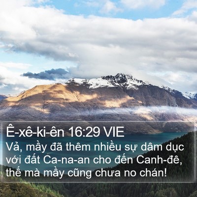 Ê-xê-ki-ên 16:29 VIE Bible Verse Image