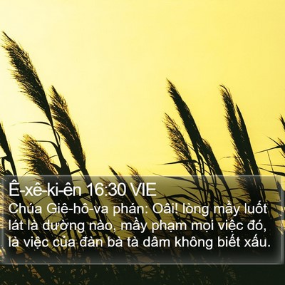 Ê-xê-ki-ên 16:30 VIE Bible Verse Image