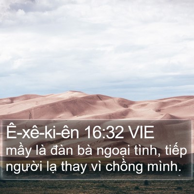 Ê-xê-ki-ên 16:32 VIE Bible Verse Image