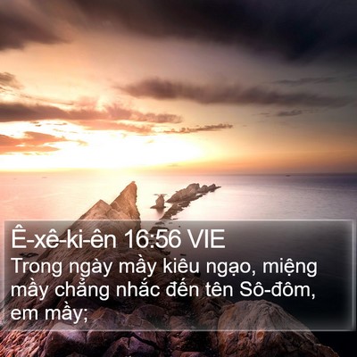 Ê-xê-ki-ên 16:56 VIE Bible Verse Image