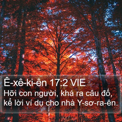Ê-xê-ki-ên 17:2 VIE Bible Verse Image