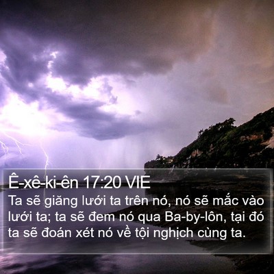 Ê-xê-ki-ên 17:20 VIE Bible Verse Image