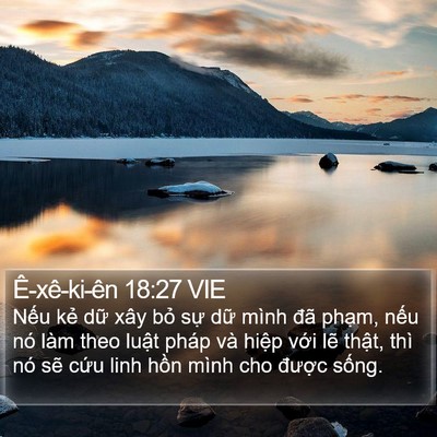 Ê-xê-ki-ên 18:27 VIE Bible Verse Image