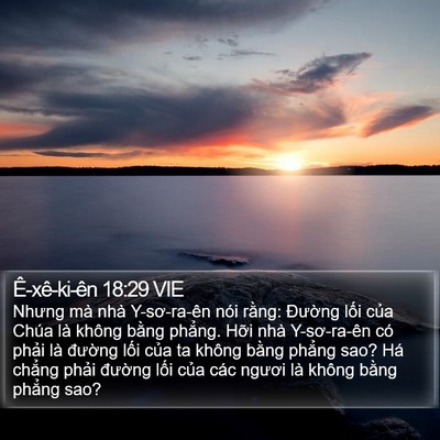 Ê-xê-ki-ên 18:29 VIE Bible Verse Image