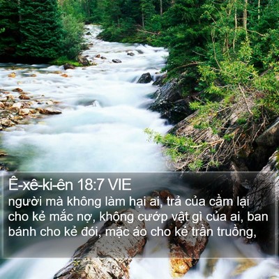 Ê-xê-ki-ên 18:7 VIE Bible Verse Image
