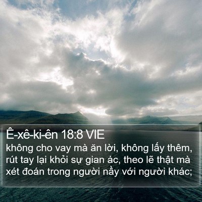Ê-xê-ki-ên 18:8 VIE Bible Verse Image