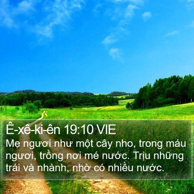 Ê-xê-ki-ên 19:10 VIE Bible Verse Image