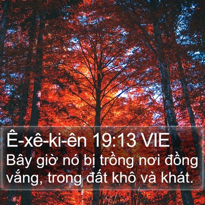 Ê-xê-ki-ên 19:13 VIE Bible Verse Image