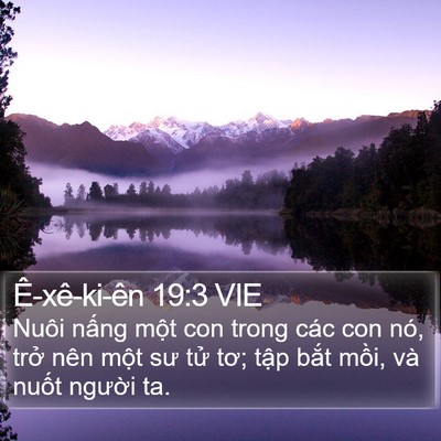 Ê-xê-ki-ên 19:3 VIE Bible Verse Image