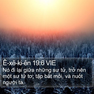 Ê-xê-ki-ên 19:6 VIE Bible Verse Image