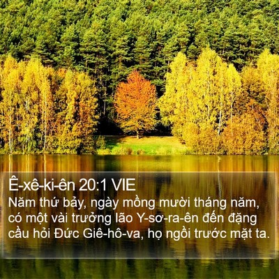 Ê-xê-ki-ên 20:1 VIE Bible Verse Image
