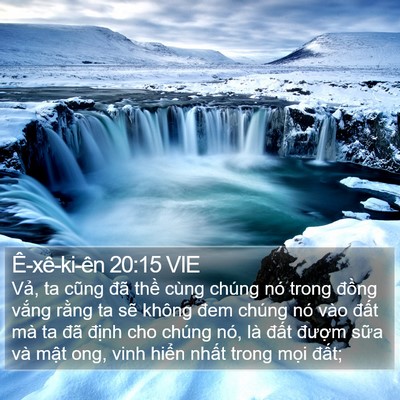 Ê-xê-ki-ên 20:15 VIE Bible Verse Image