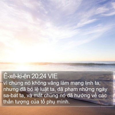 Ê-xê-ki-ên 20:24 VIE Bible Verse Image