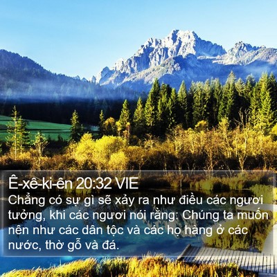 Ê-xê-ki-ên 20:32 VIE Bible Verse Image