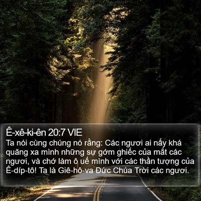 Ê-xê-ki-ên 20:7 VIE Bible Verse Image