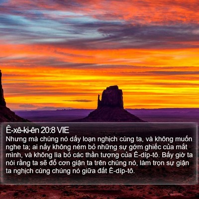 Ê-xê-ki-ên 20:8 VIE Bible Verse Image