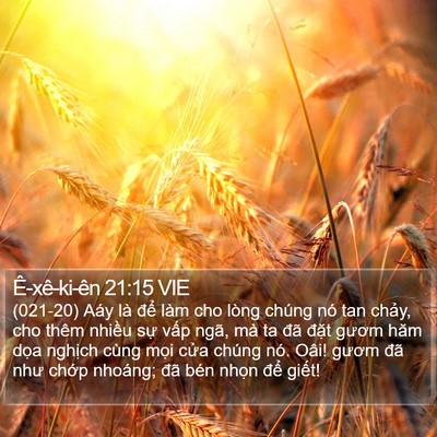 Ê-xê-ki-ên 21:15 VIE Bible Verse Image