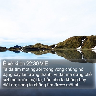 Ê-xê-ki-ên 22:30 VIE Bible Verse Image