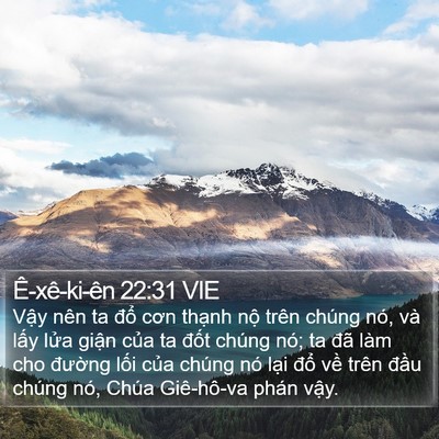 Ê-xê-ki-ên 22:31 VIE Bible Verse Image