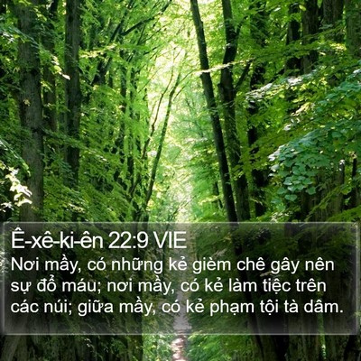 Ê-xê-ki-ên 22:9 VIE Bible Verse Image