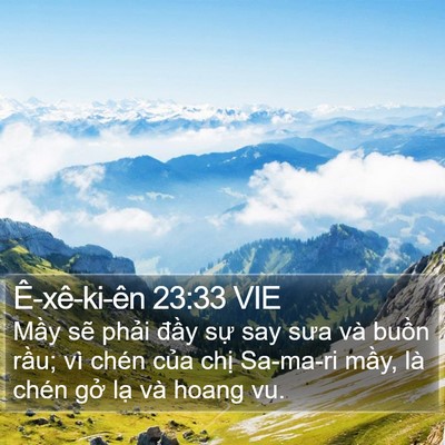 Ê-xê-ki-ên 23:33 VIE Bible Verse Image