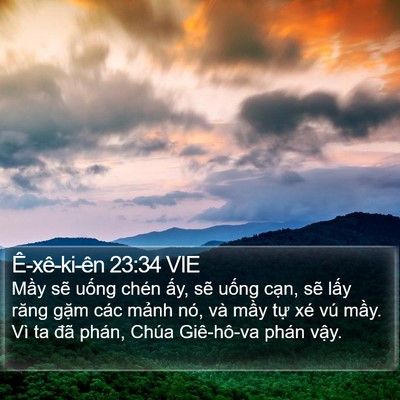 Ê-xê-ki-ên 23:34 VIE Bible Verse Image
