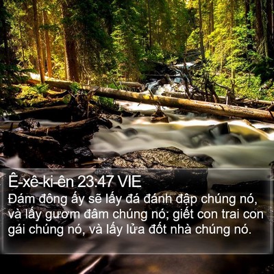 Ê-xê-ki-ên 23:47 VIE Bible Verse Image