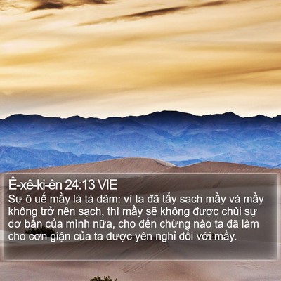 Ê-xê-ki-ên 24:13 VIE Bible Verse Image