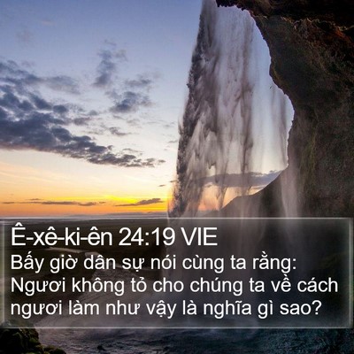 Ê-xê-ki-ên 24:19 VIE Bible Verse Image