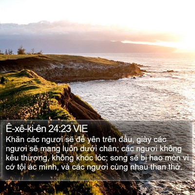 Ê-xê-ki-ên 24:23 VIE Bible Verse Image