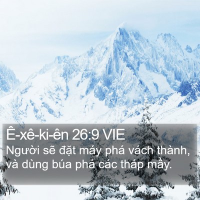 Ê-xê-ki-ên 26:9 VIE Bible Verse Image