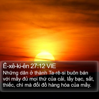 Ê-xê-ki-ên 27:12 VIE Bible Verse Image