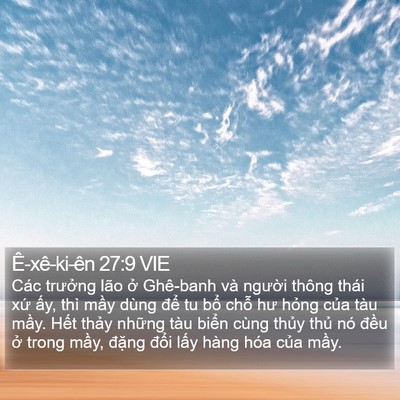 Ê-xê-ki-ên 27:9 VIE Bible Verse Image